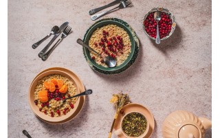 Talerz głęboki 18 cm Mosaique Olive