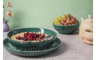 Talerz głęboki 18 cm Mosaique Olive