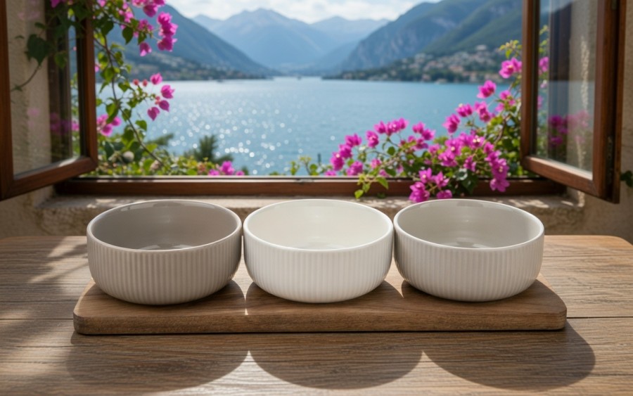 Zestaw 3 miseczek z deską do serwowania 4 el. 7303