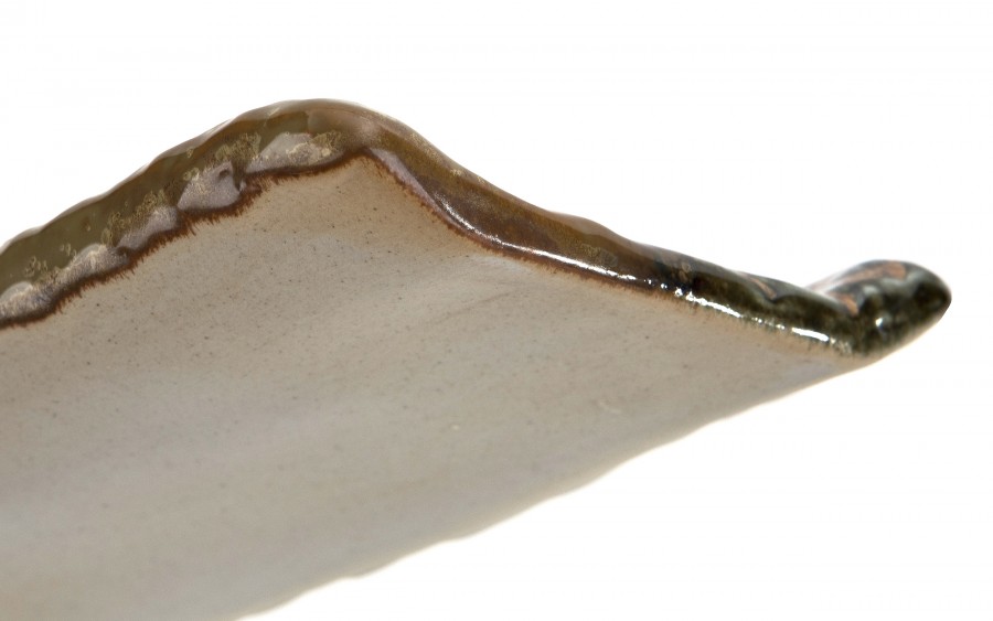 Ceramiczna patera prostokątna ONDES 31 cm – naturalna elegancja serwowania