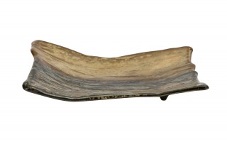 Ceramiczna patera prostokątna ONDES 21x18 cm – naturalna elegancja serwowania