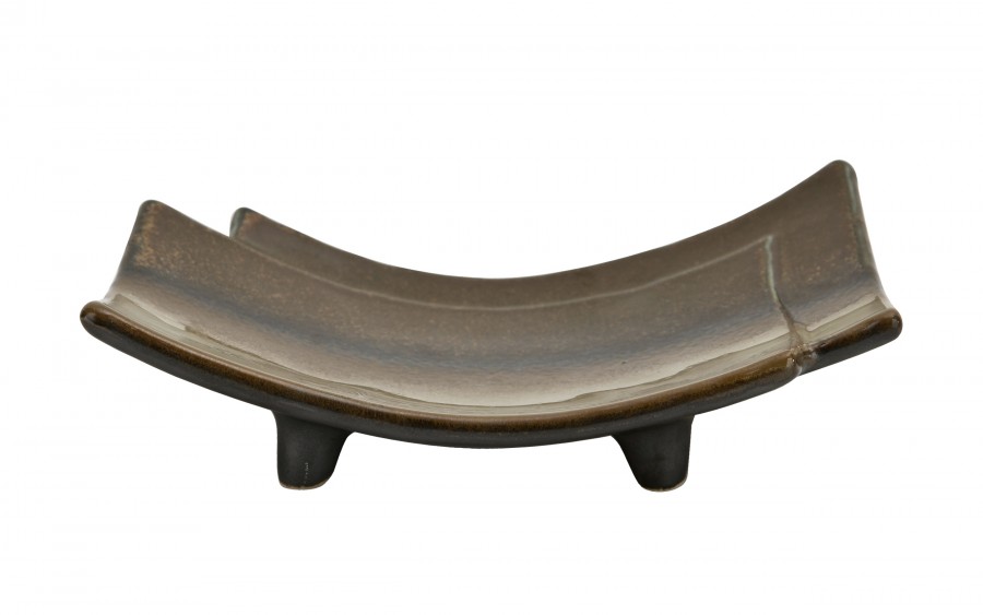 Ceramiczna patera prostokątna ONDES 17x11 cm – naturalna elegancja serwowania