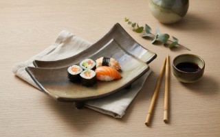 Ceramiczna patera prostokątna ONDES 17x11 cm – naturalna elegancja serwowania