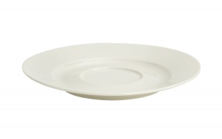 Filiżanka porcelanowa 240 ml + spodek Krem P2388 okrągłe ucho