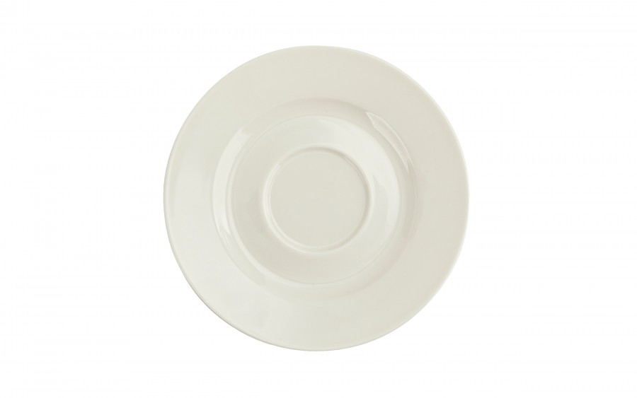 Filiżanka porcelanowa 240 ml + spodek Krem P2388 okrągłe ucho