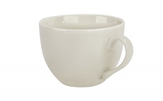 Filiżanka porcelanowa 240 ml + spodek Krem P2388 okrągłe ucho
