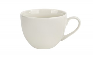 Filiżanka porcelanowa 240 ml + spodek Krem P2388 okrągłe ucho