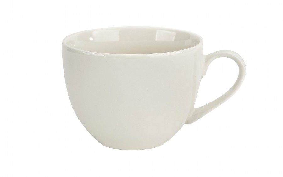 Filiżanka porcelanowa 240 ml + spodek Krem P2388 okrągłe ucho