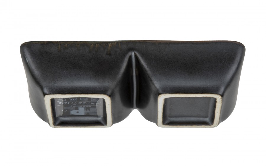 Dip podwójny ceramiczny 14 cm Ondes