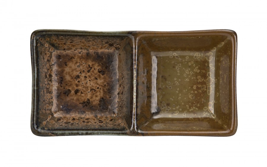 Dip podwójny ceramiczny 14 cm Ondes