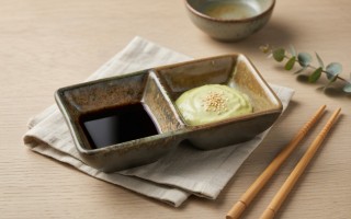 Dip podwójny ceramiczny 14 cm Ondes