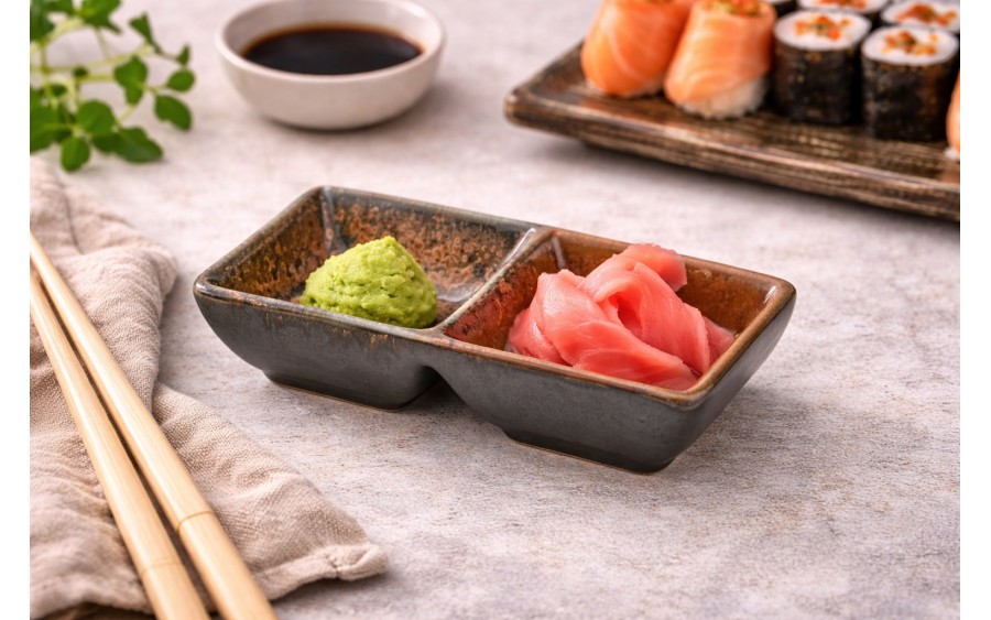 Dip podwójny ceramiczny 14 cm Ondes