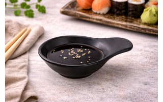 Dip dipówka z rączką czarna 11 cm