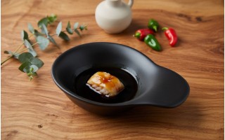 Dip dipówka z rączką czarna 11 cm