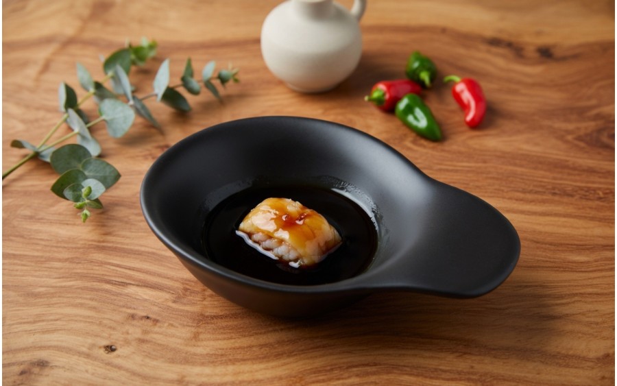 Dip dipówka z rączką czarna 11 cm