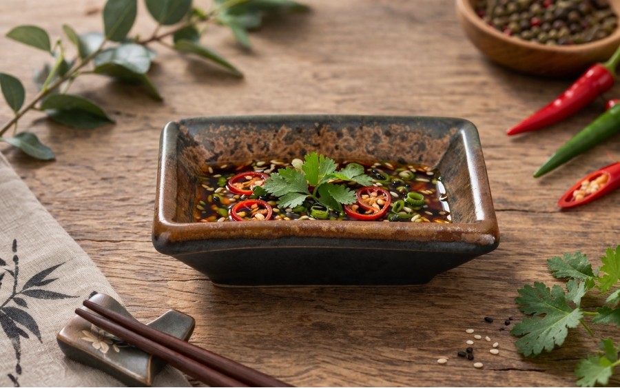 Dip ceramiczny 8 cm Ondes miseczka do dipów