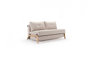 Sofa Cubed z nogami drewnianymi (140 cm)