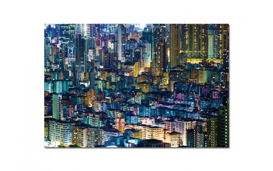 Obraz szklany 120x80 Miasto nocą