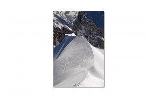 Obraz szklany 80x120 Śnieżny szlak