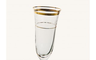 Zestaw 6 Kieliszków do szampana 160 ml Dolce Vita Gold