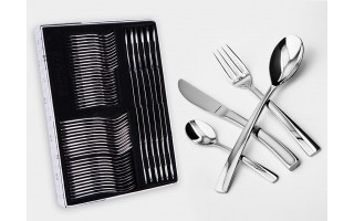 Komplet sztućców 64 el. dla 12 osób Aurora w pudełku
