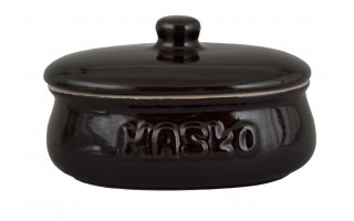 Kamionkowa maselniczka z pokrywką