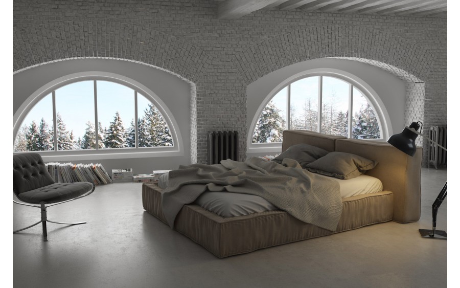 Luxury I łóżko tapicerowane