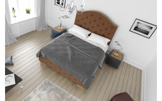 Luxury V łóżko tapicerowane