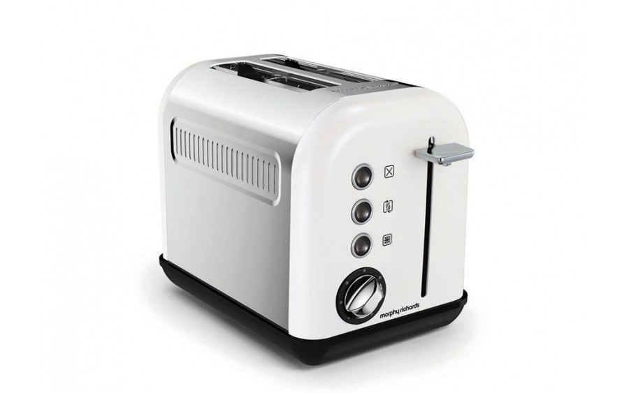 Toster Accents White 2 tosty Morphy Richards