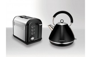 Toster Accents Black 2 tosty Morphy Richards