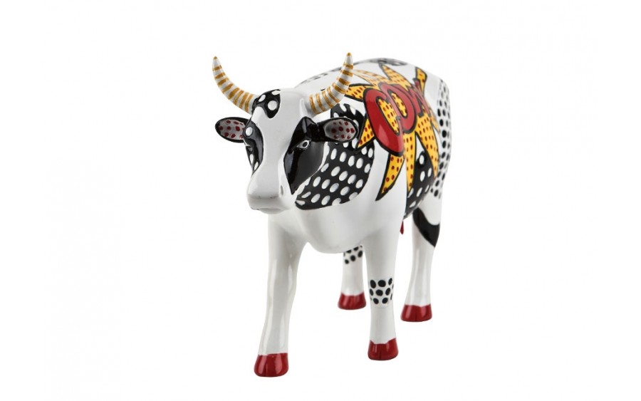 Ozdoba Figura ceramiczna Krowa 