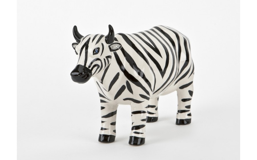 Ozdoba ceramiczna Krowa Zebra