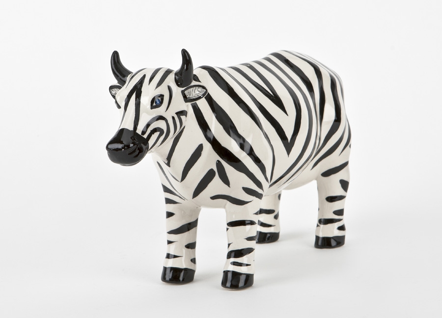 Ozdoba ceramiczna Krowa Zebra