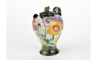 Ceramiczny imbryk Kwiaty dzbanek