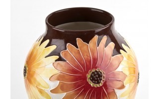 Wazon ceramiczny 35cm Kwiaty