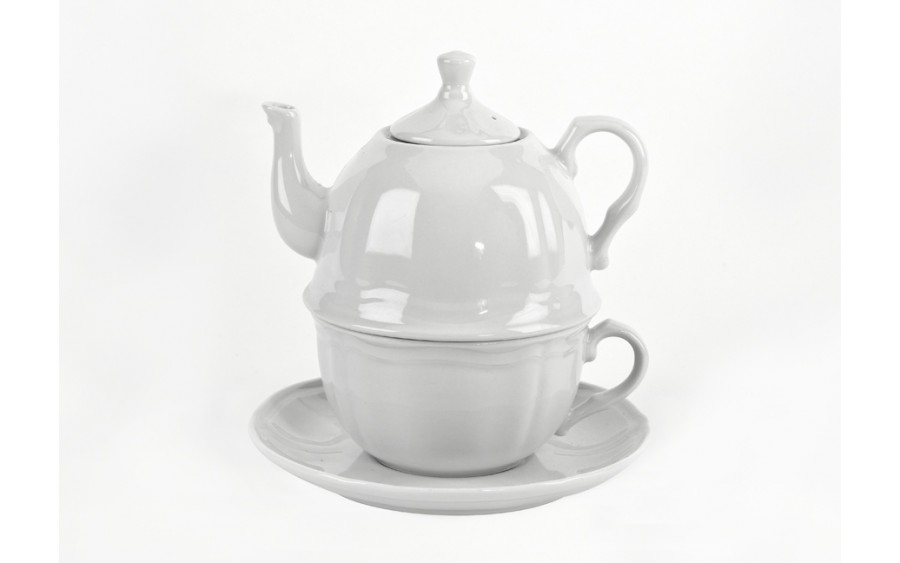 Zestaw Herbaciany Tea For One 1/3 Castel White