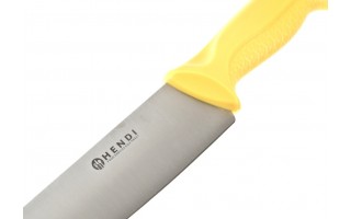 Nóż kuchenny Hendi zółty 33cm