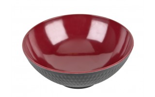 Miska 2,2L Asia czarno-czerwona