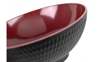 Miska 2,2L Asia czarno-czerwona
