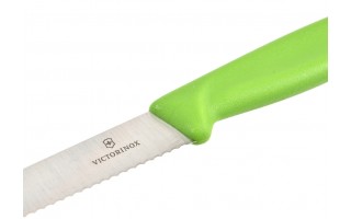Nóż do pomidorów Victorinox zielony 11cm