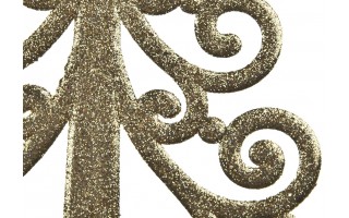 Ozdoba świąteczna Choinka złota