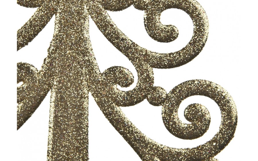 Ozdoba świąteczna Choinka złota