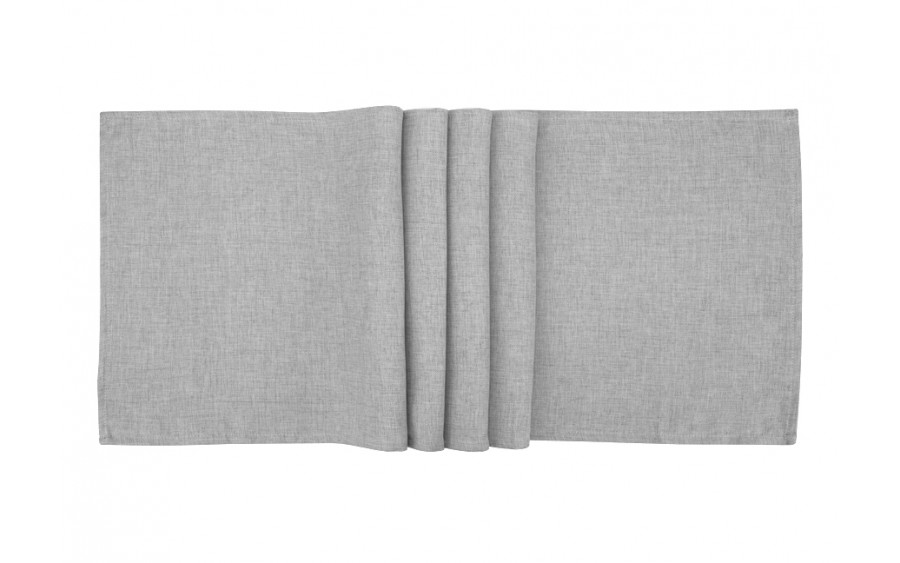 Bieżnik na stół 50x150cm Sevilla 007 szary bez plisy