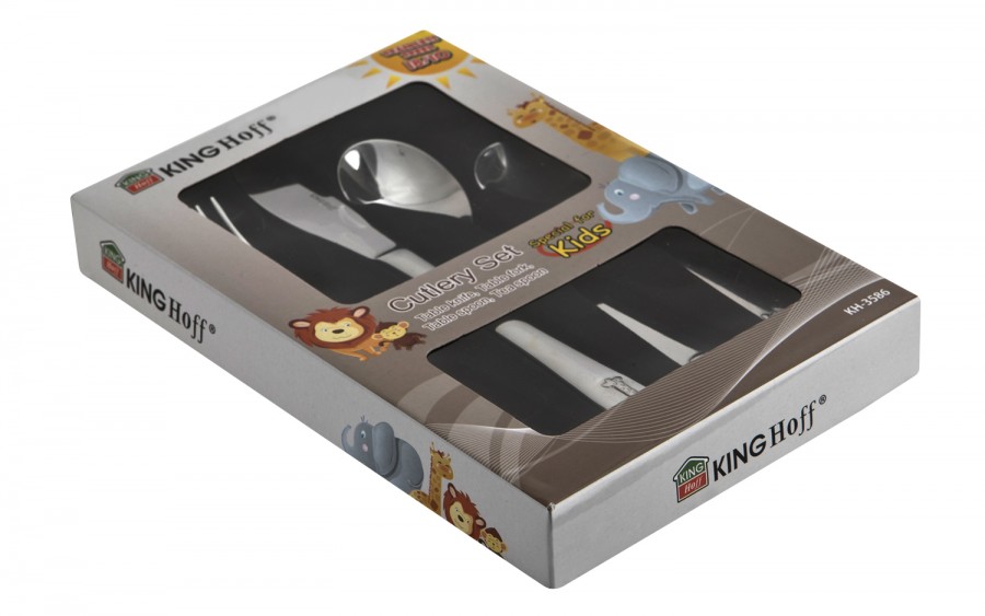 Komplet sztućców dla dzieci 4 el. Kinghoff