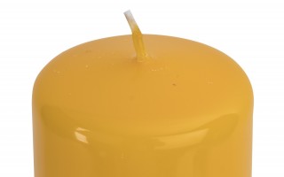 Świeca klubowa żółta 12 cm