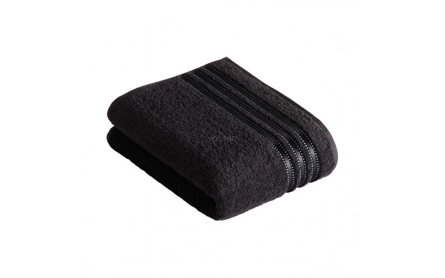 Ręcznik czarny 67x140 cult de luxe