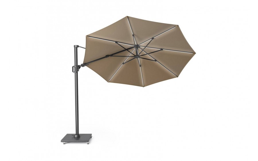 Parasol ogrodowy Challenger T2 GLOW 3,5M Taupe