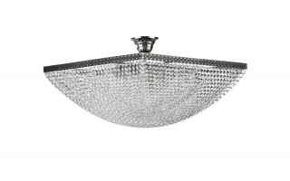 Lampa sufitowa plafon kryształowy Quadrato M593
