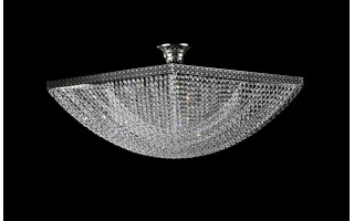 Lampa sufitowa plafon kryształowy Quadrato M593