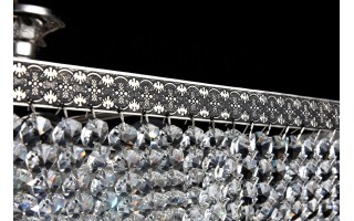 Lampa sufitowa plafon kryształowy Quadrato M593